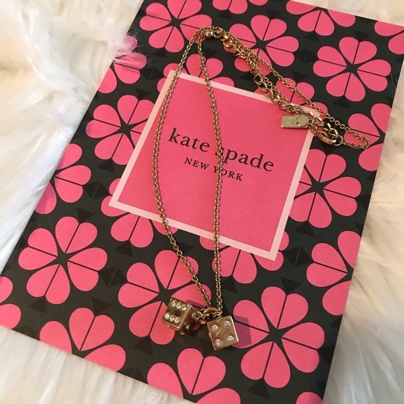 kate spade Jewelry - 🖤 SOLD 🖤Kate Spade Lucky Streak Dice Necklace kate spade Jewelry - 🖤 SOLD 🖤Kate Spade Lucky Streak Dice Necklace